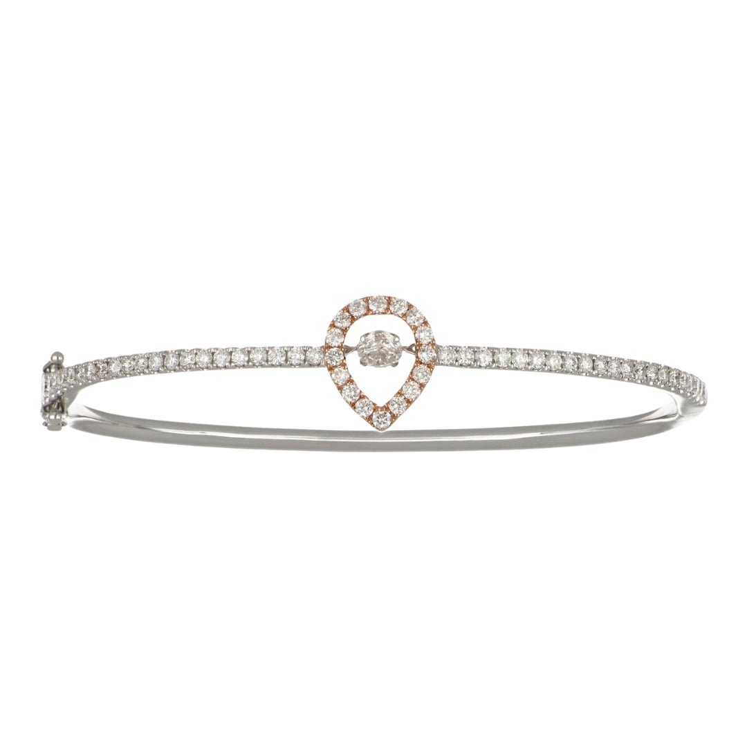 White Diamond Bangle (White Diamond 1.53 cts.) Not Net