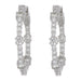 White Diamond Earrings (White Diamond 0.92 cts. White Diamond 0.78 cts.) Not Net