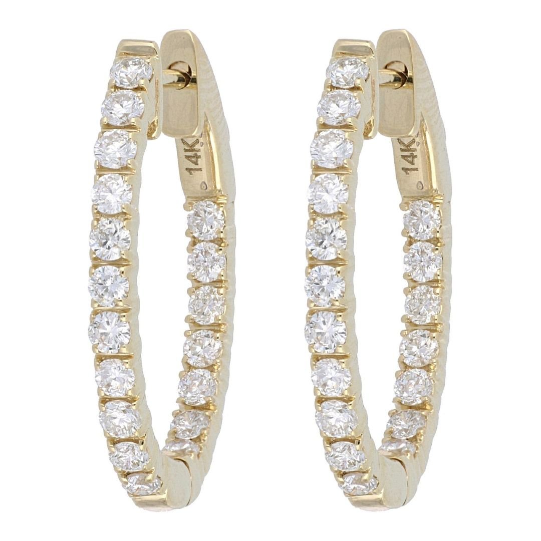 White Diamond Earrings (White Diamond 1.02 cts.) Not Net