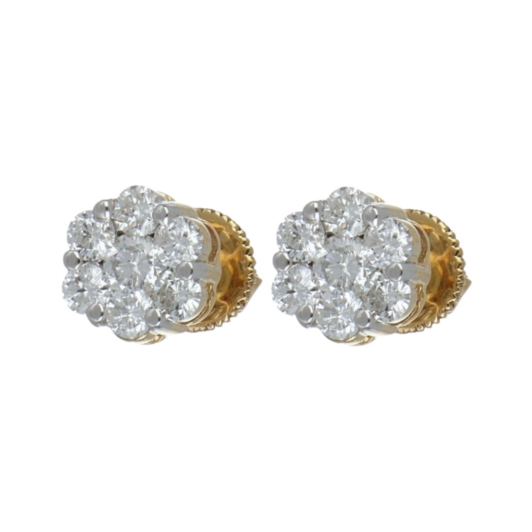 White Diamond Earrings (White Diamond 1.04 cts.) Not Net