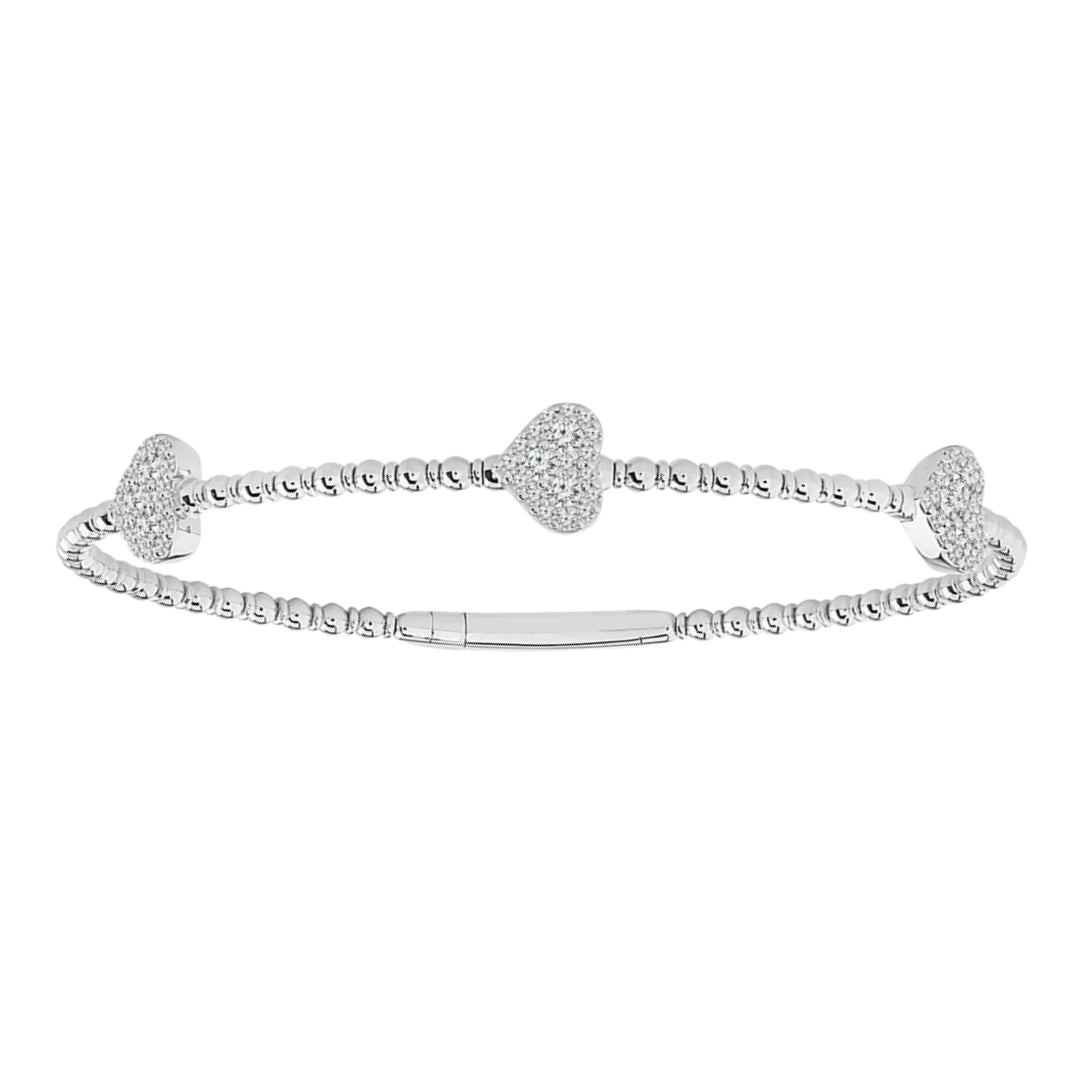 White Diamond Flexi Bangle (White Diamond 0.5 cts.) Not Net