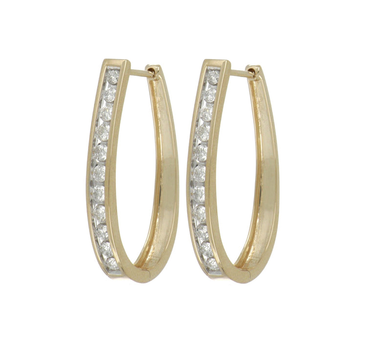 White Diamond Ladies Earrings (White Diamond 0.483 cts.) Not Net