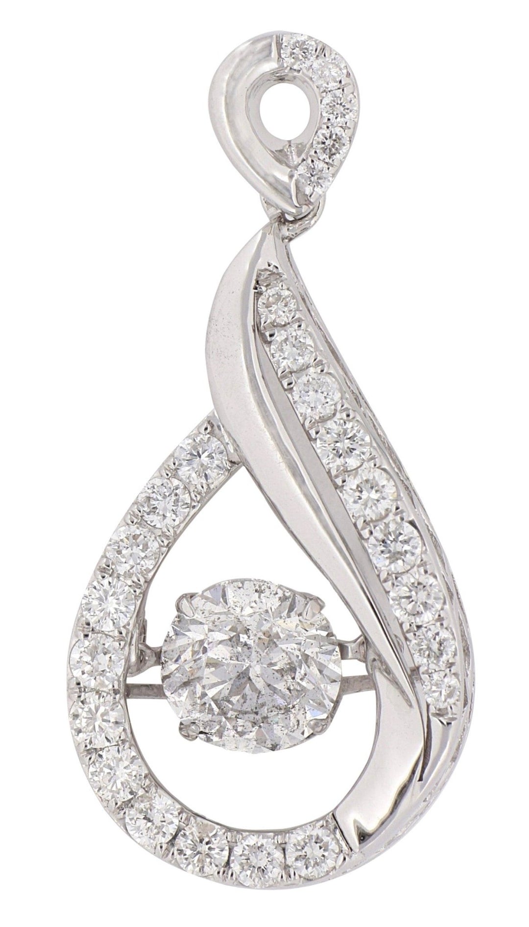 White Diamond Ladies Pendant (White Diamond 1.36 cts. White Diamond 0.49 cts.) Not Net