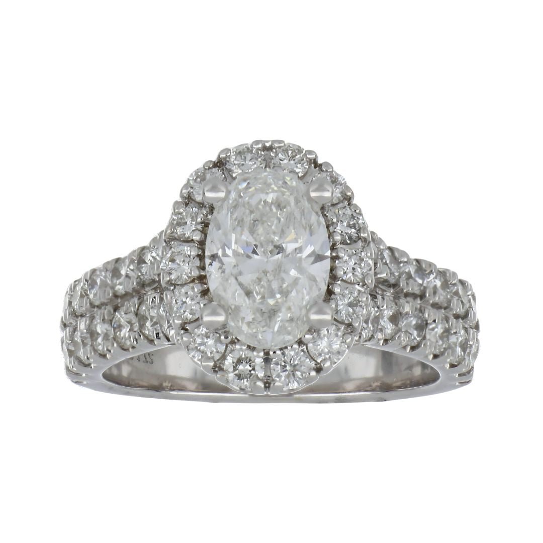 White Diamond Ring (White Diamond 1.5 cts. White Diamond 1.5 cts.) Not Net