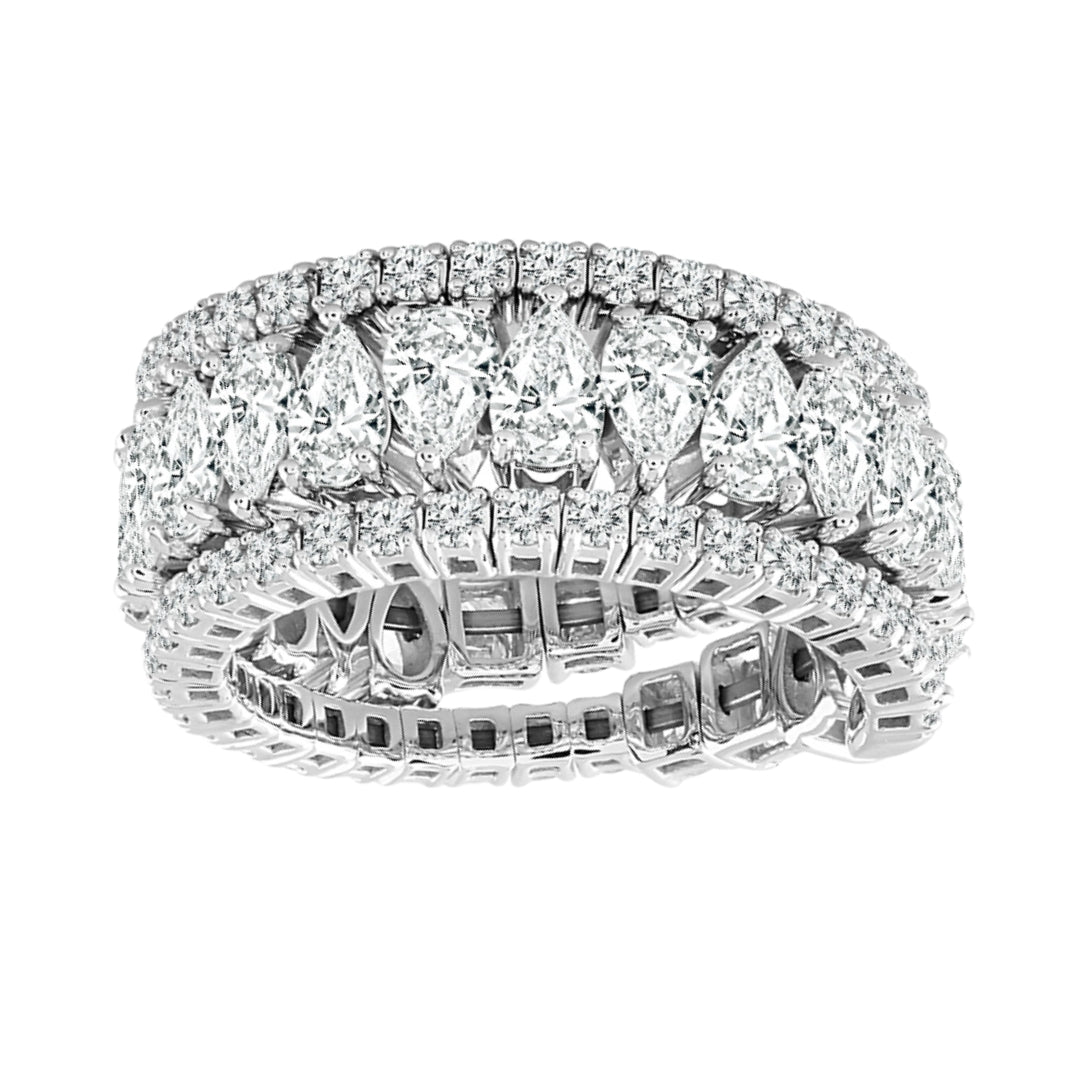 White Diamond Ring (White Diamond 3.5 cts. White Diamond Included cts.) Not Net