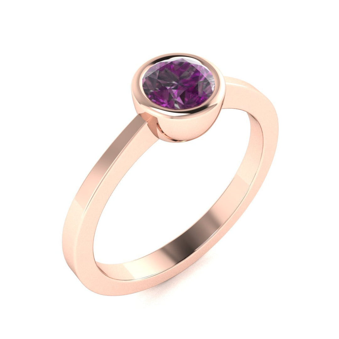 14kt Gold Natural Alexandrite Ring (Alexandrite 0.75ct)