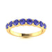 18kt Gold 8-stone Tanzanite Ladies Ring (Tanzanite 1.00ct)