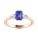 18KT Gold Tanzanite and Diamond Ladies Ring (Tanzanite 1.50 cts. White Diamonds 0.40 cts.)