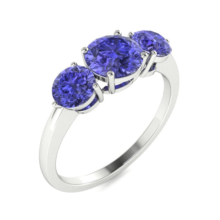 18KT Gold Tanzanite Ladies Ring (Tanzanite 1.16 cts.)